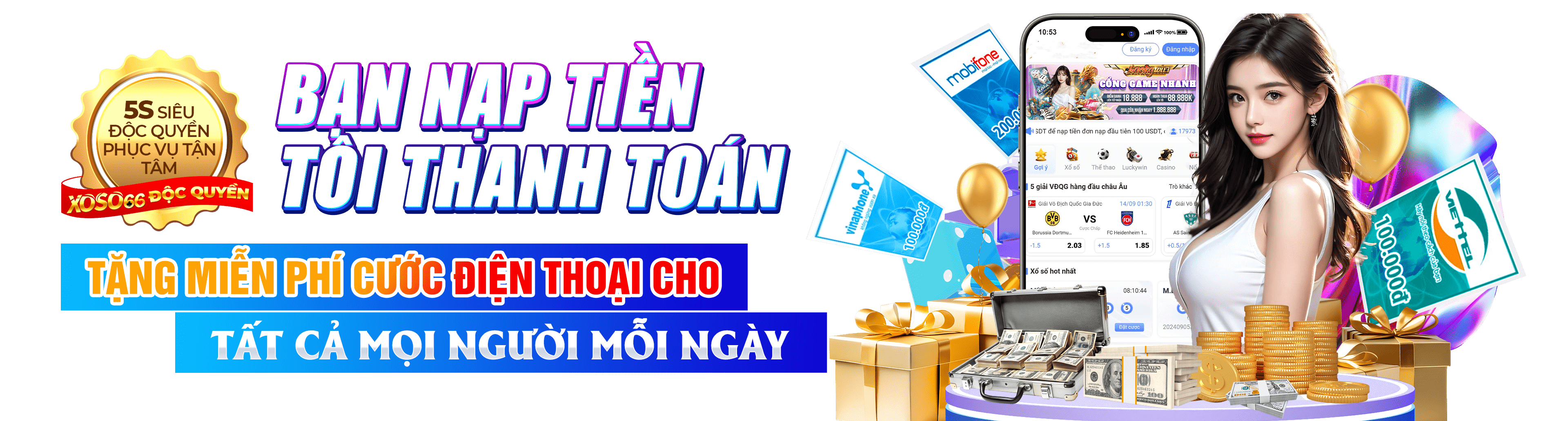 Hình ảnh quảng cáo của tk66 hiển thị nền tảng và các lợi ích